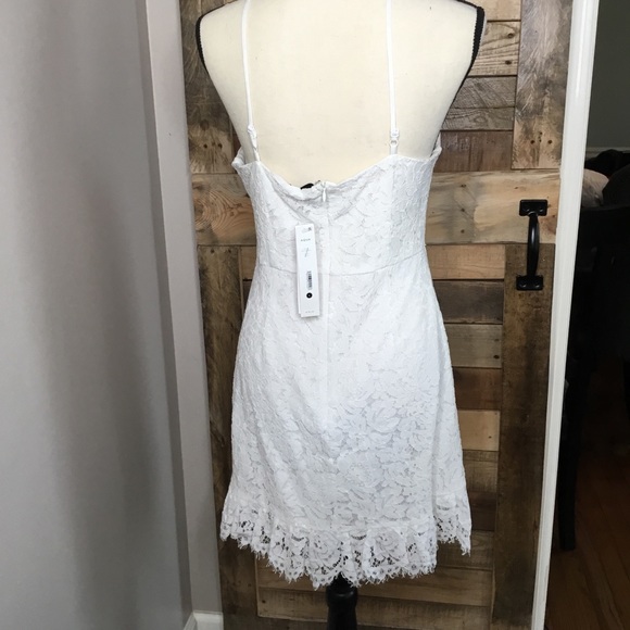 NWT Aqua White Lace Dress - Picture 4 of 7